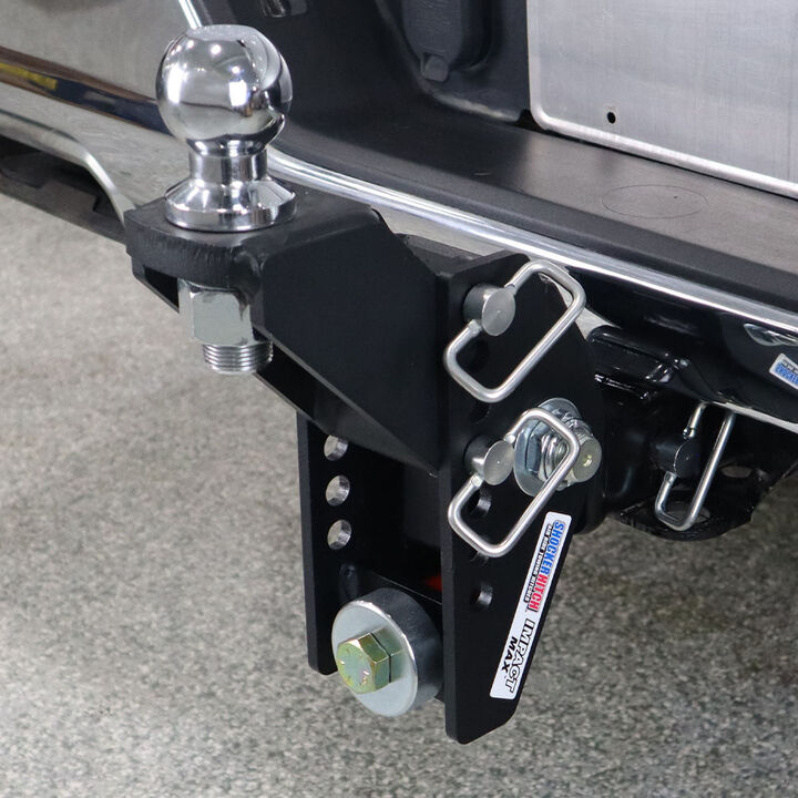 Shocker Hitch 20K Impact Max 2 Inch Cushion Hitch & Raised Ball Mount 2-5/16 Inch Hitch Ball, large image number 8