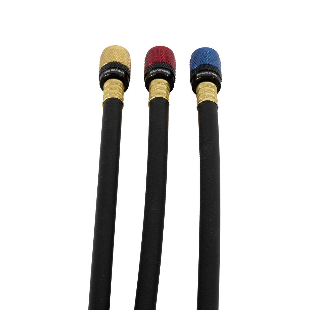 Malco Products ES7214 72 Inch Easy Seal HVAC Hose Set with 1/4 SAE x 1/4 SAE 3 Pieces, large image number 5