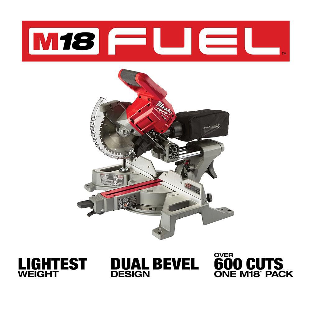 みー Milwaukee M18 FUEL 7-1/4 in. Dual Bevel Sliding Compound