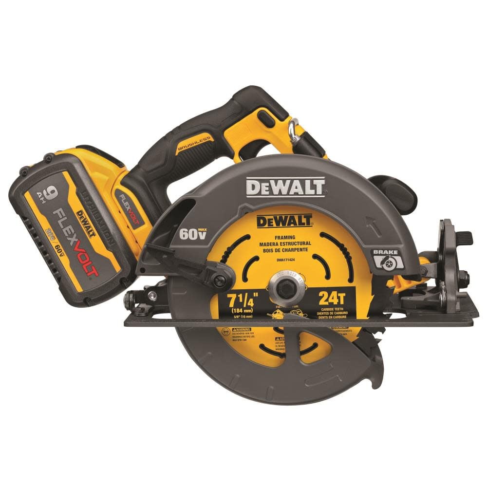 DEWALT FLEXVOLT 60V MAX 7-1/4in Circular Saw Kit with Brake Brushless, large image number 2