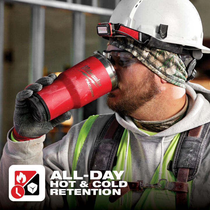 Milwaukee PACKOUT 30oz Tumbler Red, large image number 1