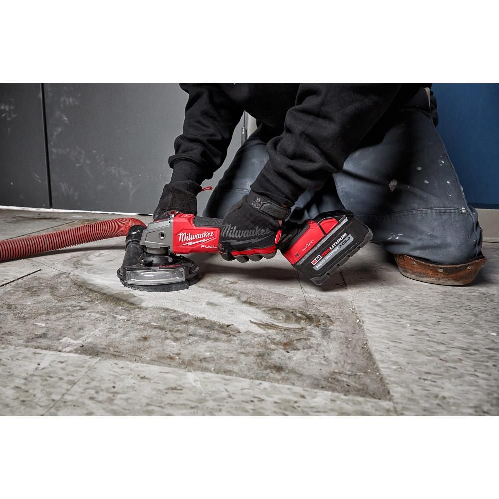 Milwaukee M18 FUEL 4 1/2inch / 5inch Braking Grinder Paddle Switch No Lock (Bare Tool), large image number 9