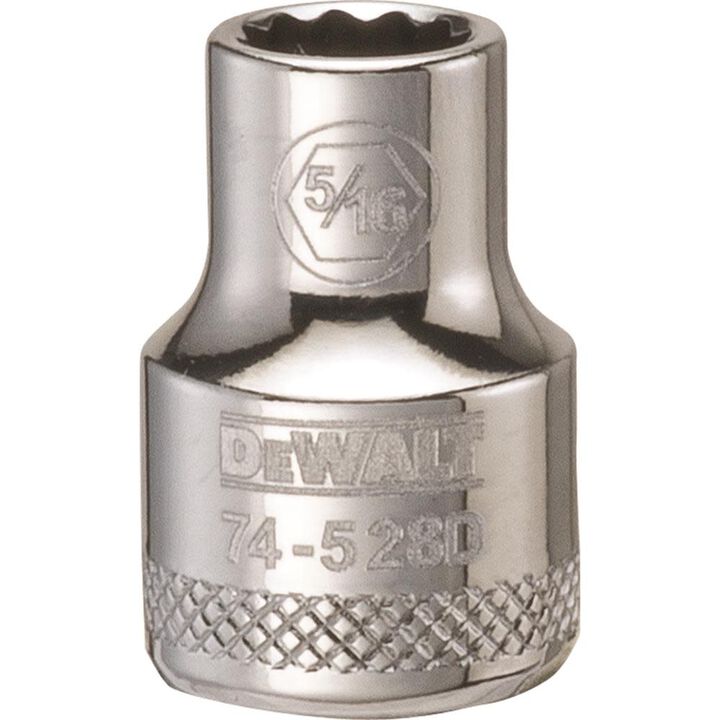 DEWALT Socket 12 Point 3/8in Drive 5/16in SAE