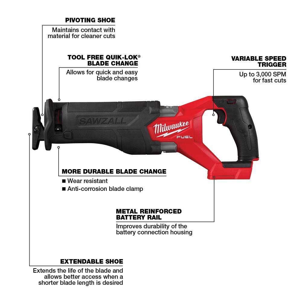 Milwaukee fuel sawzall cheap home depot