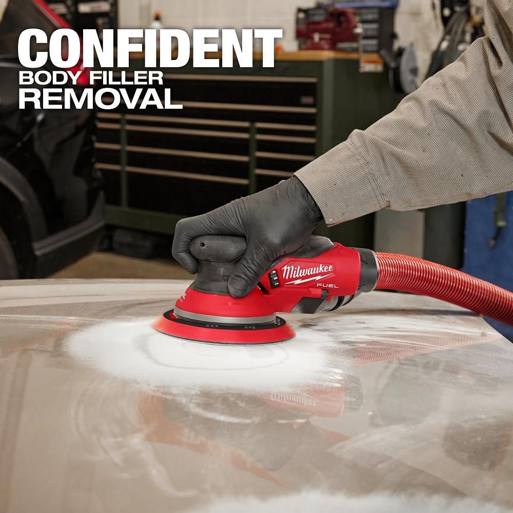 Milwaukee M12 FUEL 6 Inch Random Orbital Sander, 3/16 Inch (Bare Tool), large image number 10