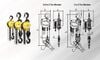 Atlas Lifting and Rigging Hoistek 1 Ton Chain Hoist, 20 Ft, small image number 2