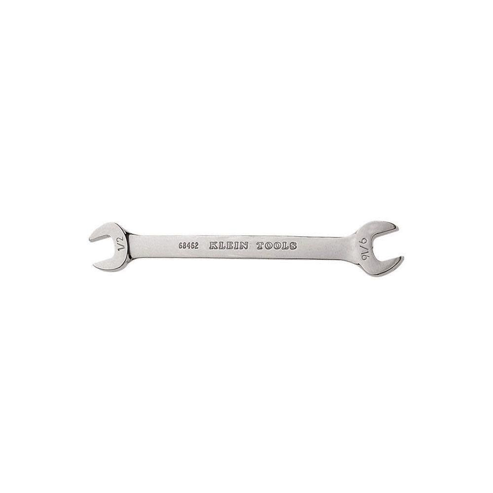 Klein Tools Open-End Wrench 1/2in 9/16in Ends, large image number 1