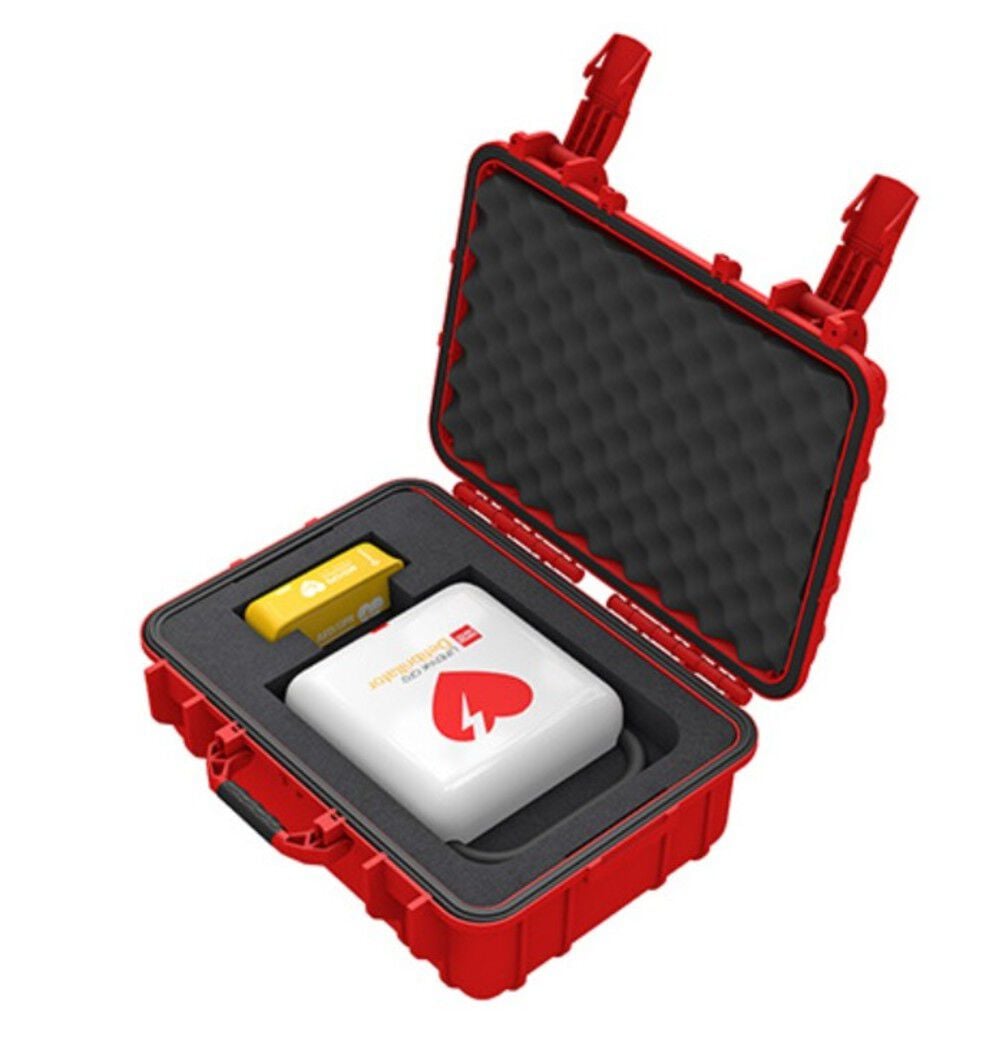 Aero Healthcare CARDIACT LIFEPAK CR2 Cellular Defibrillator, Fully Automatic, English-Spanish with Rugged Case, large image number 1