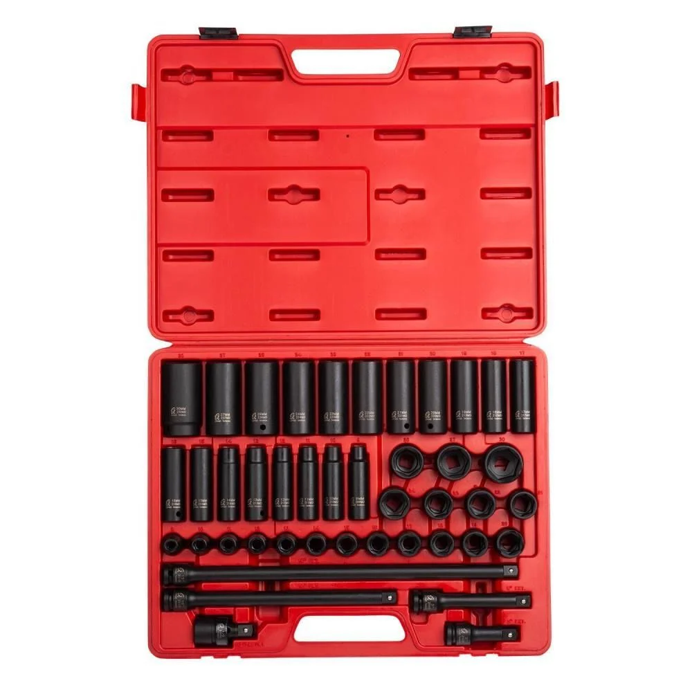 Sunex 43 pc. 1/2 In. Drive Master Metric Impact Socket Set - 2569
