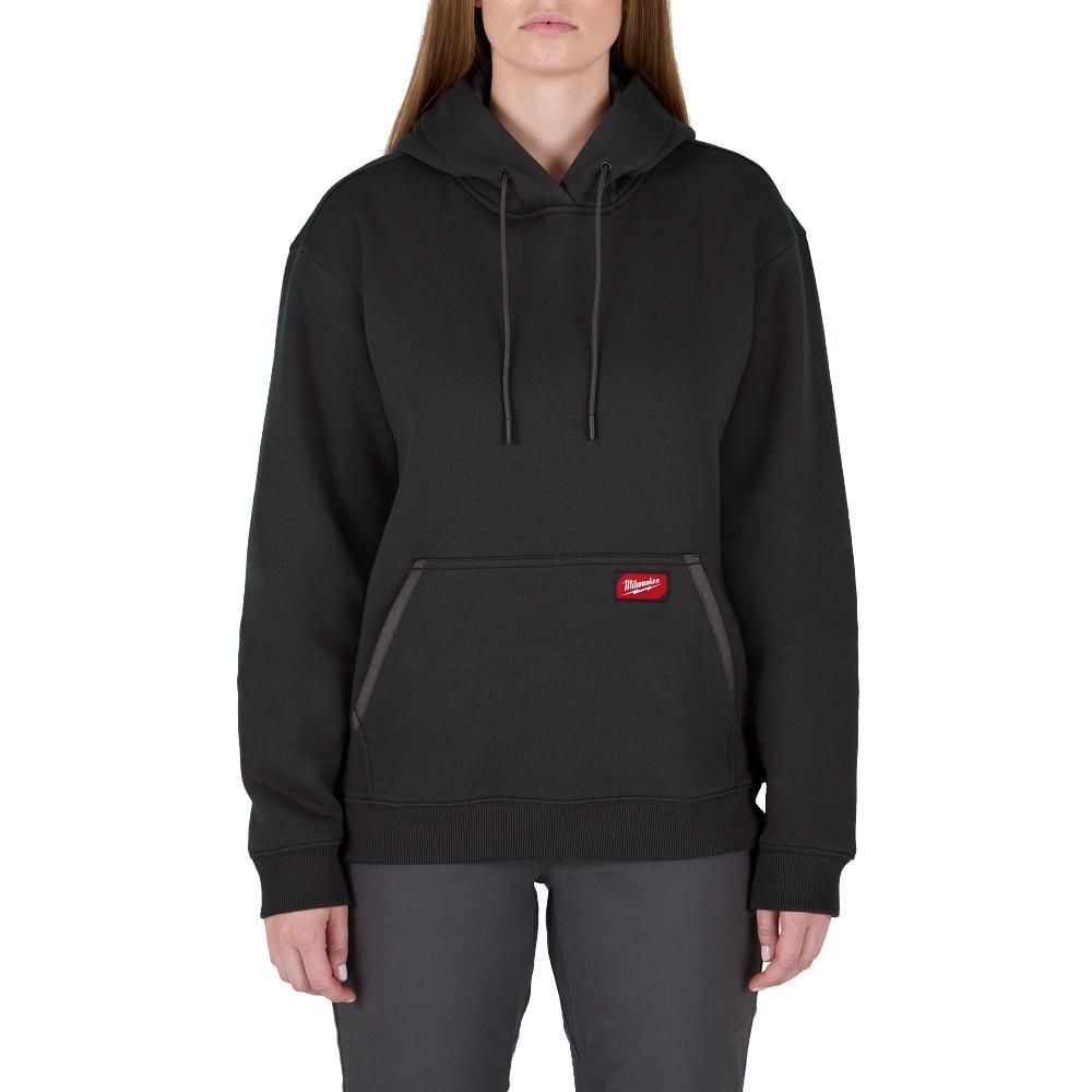 Milwaukee Womens FREEFLEX Pullover Hoodie, Black Size Large - F251B-L