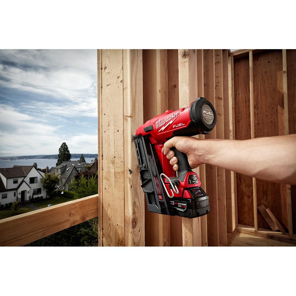 Milwaukee M18 FUEL 30 Degree Framing Nailer (Bare Tool) & Extended Capacity Magazine Bundle, large image number 18