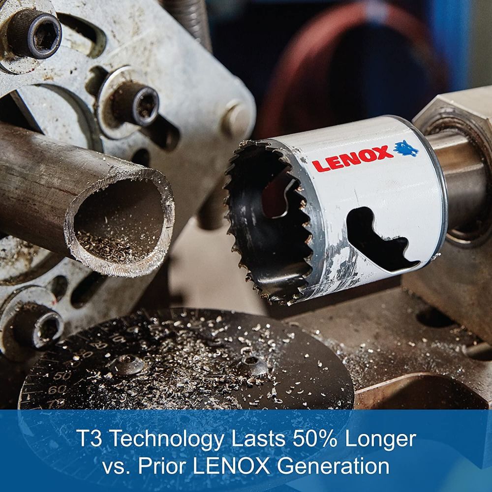 Lenox Bi-Metal Speed Slot Arbored Hole Saw With T3 Technology, 3-1/8 Inch, large image number 4