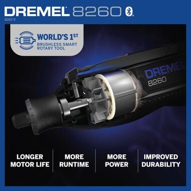 Dremel 12V Cordless Brushless Smart Rotary Tool Kit, large image number 5