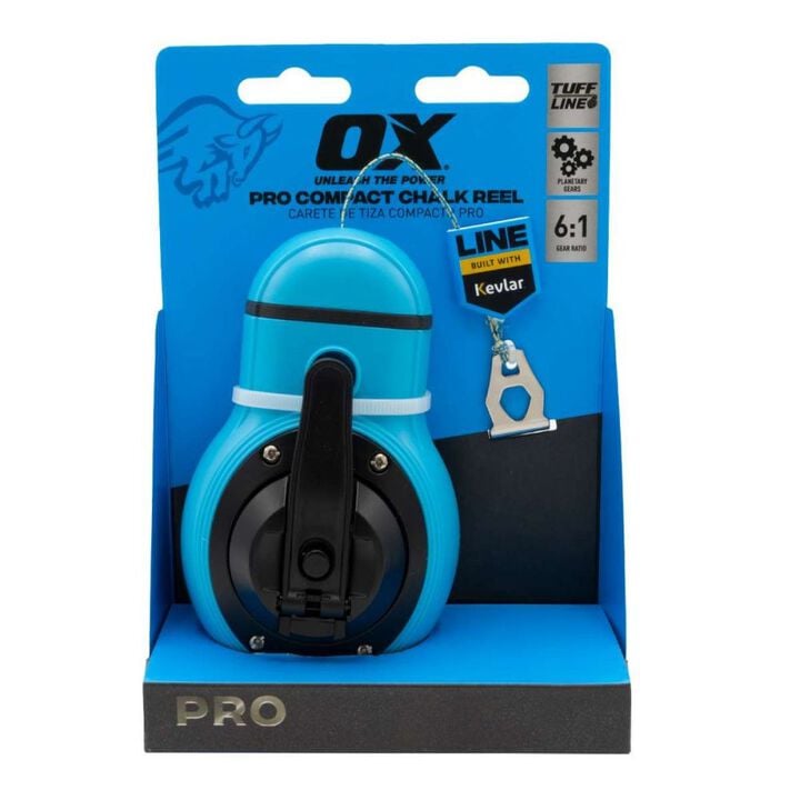 Ox Tools Pro Kevlar 100 Ft. Line ABS 6X Gear Compact Chalk Reel, large image number 2
