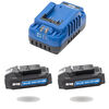 Kreg Blue Ion 20V 2.0 Ah Battery 2 Pack and Standard Charger Starter Kit, small image number 1