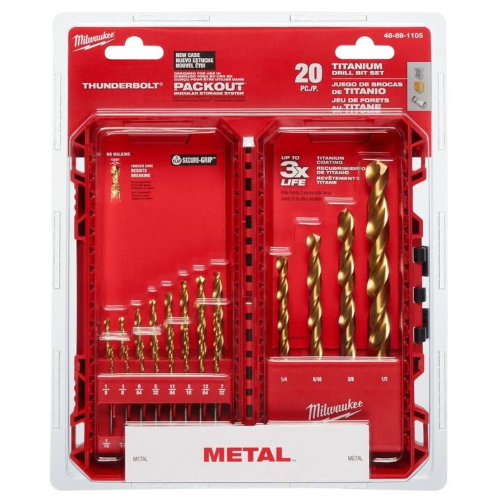 Milwaukee Thunderbolt Titanium Coated Drill Bit Set 20pc, large image number 7