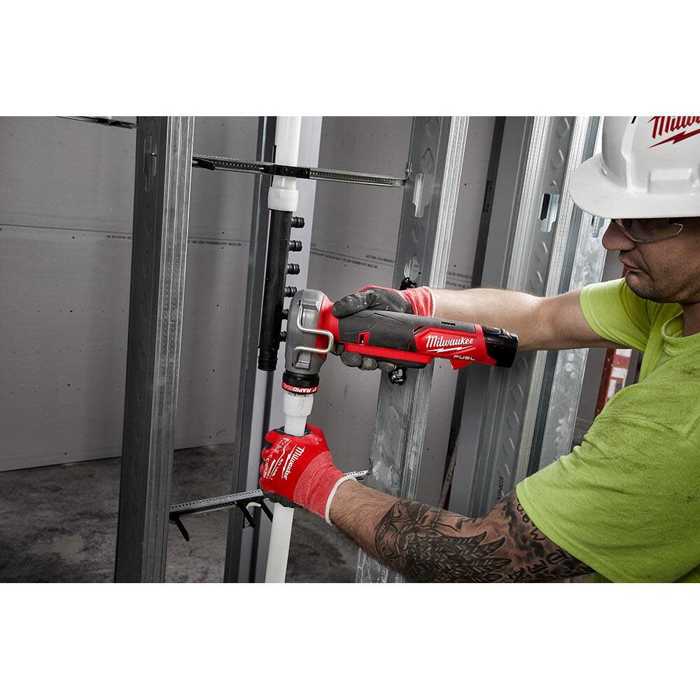 Milwaukee M12 FUEL ProPEX Expander with 1/2inch-1inch RAPID SEAL ProPEX Expander Heads (Bare Tool), large image number 17