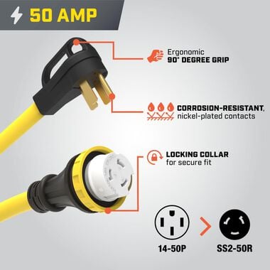 Champion Power Equipment RV Generator Power Cord 30' 50 Amp, large image number 14