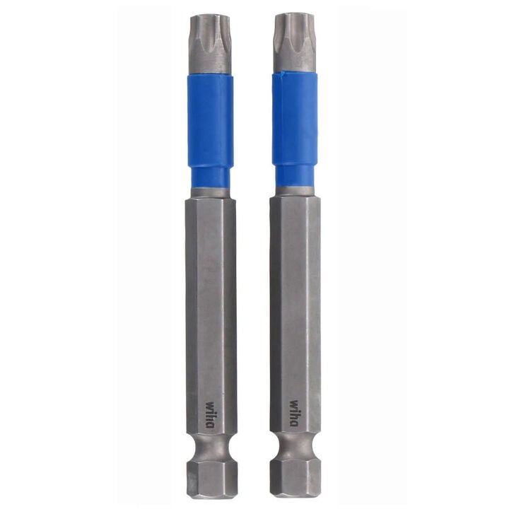 Wiha 3.5 Inch TerminatorBlue Impact Bit Torx T40, 2 Pieces