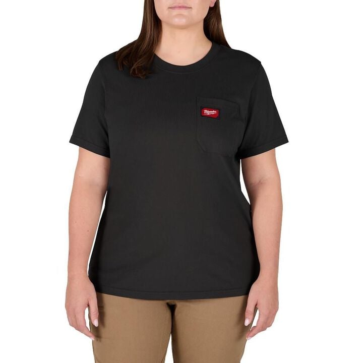 Milwaukee Women's GRIDIRONPocket T-Shirt - Short Sleeve Black