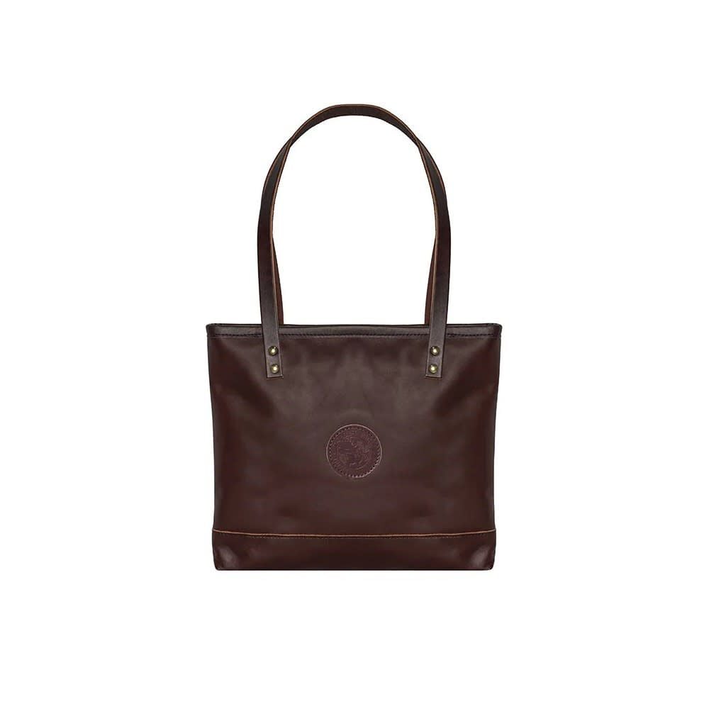 Duluth Pack Brown Leather Lakewalk Tote, large image number 1