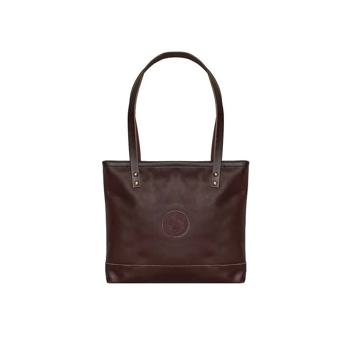 Duluth Pack Brown Leather Lakewalk Tote, large image number 0