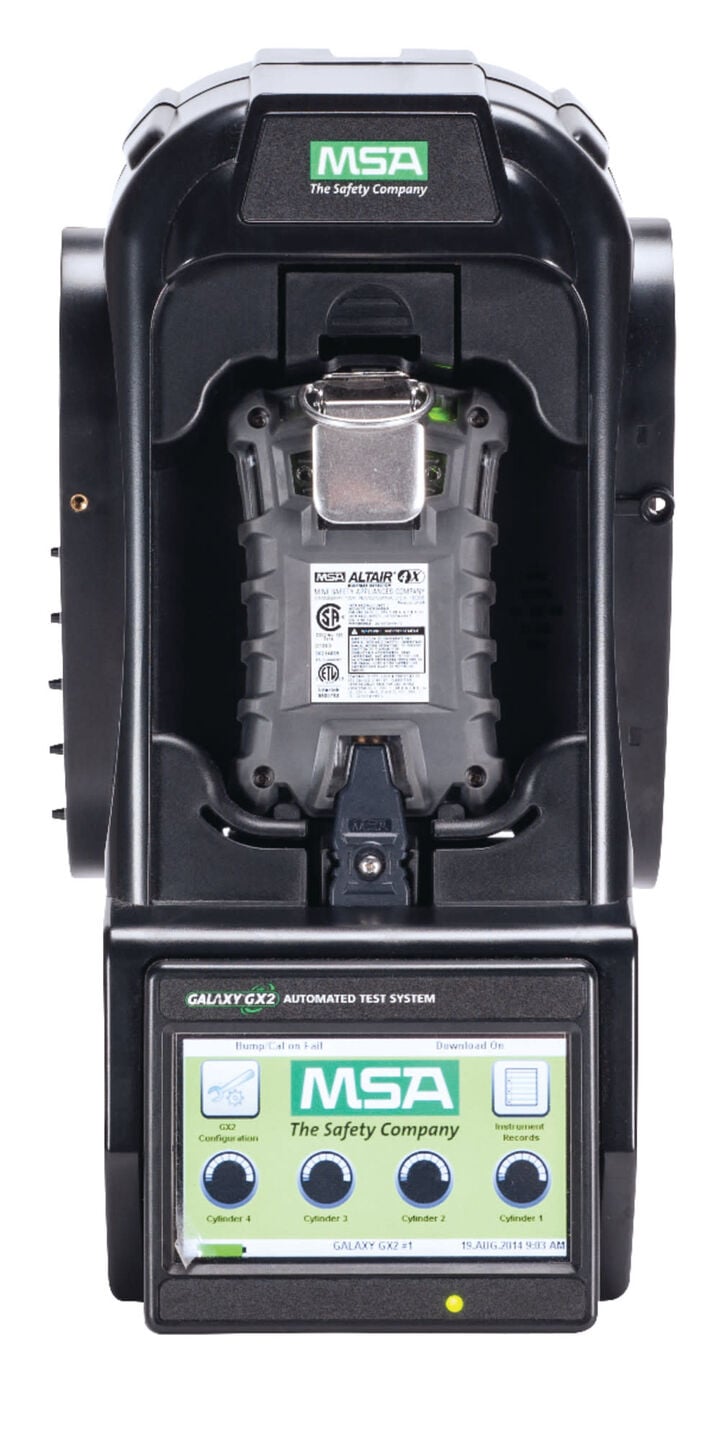 MSA Safety Works Galaxy GX2 ALTAIR Gas Detector 4/4X 1 Valve Charging NA Charger