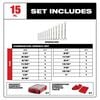 Milwaukee SAE Combination Wrench Set with PACKOUT Compact Organizer 15 Piece, small image number 2