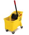 Rubbermaid Tandem 31 qt Bucket and Wringer Combo, small