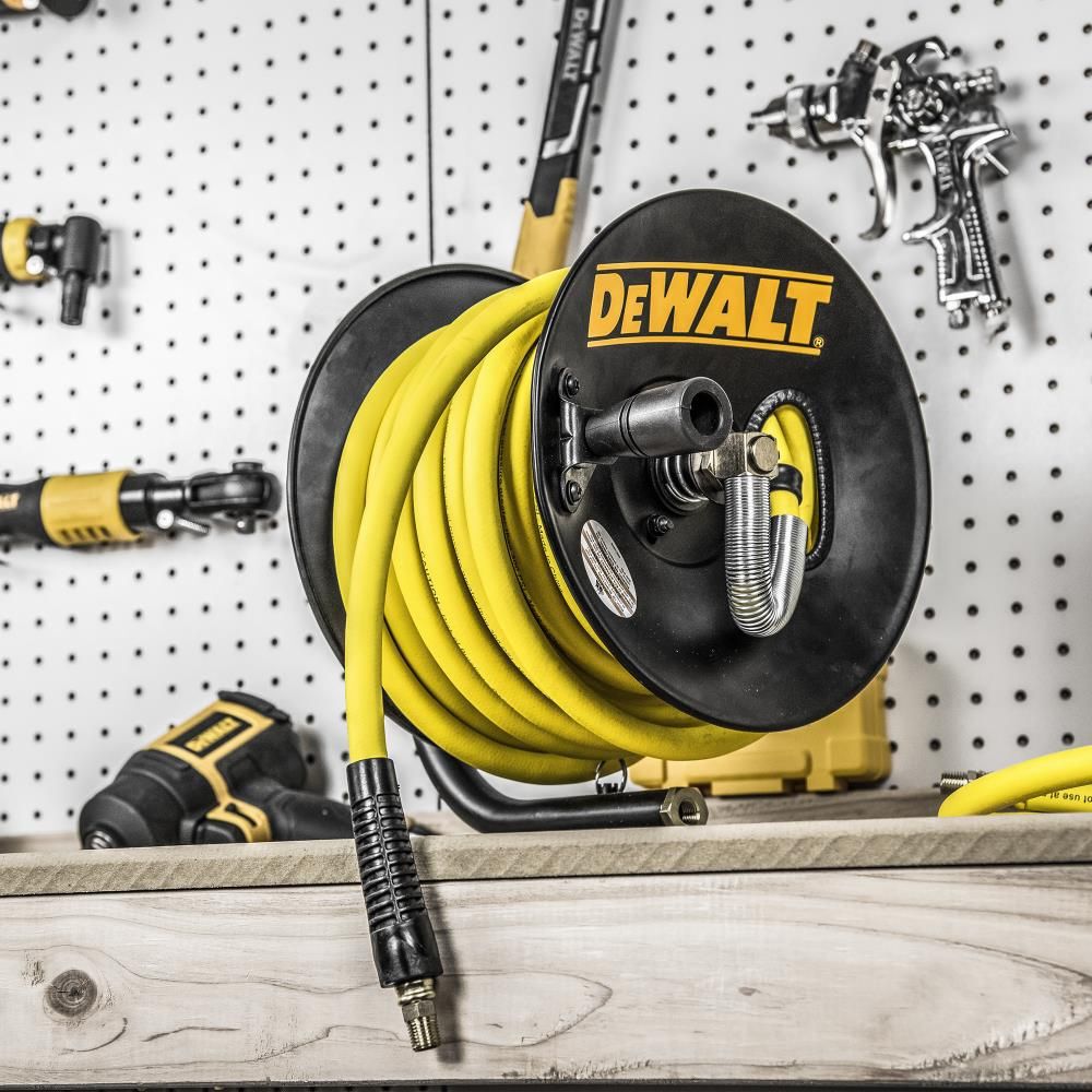 DEWALT 3/8 In. x 50 Ft. Manual Rubber Air Hose Reel, large image number 6
