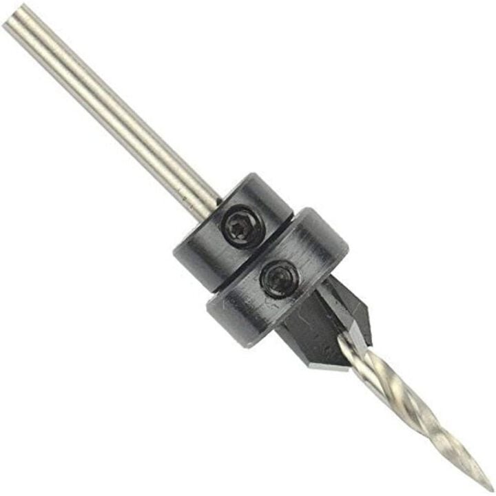 WL Fuller 9/64in Drill Bit Hole Round Shank Taper Point Drill Bit Countersink