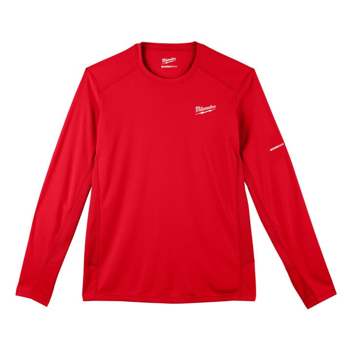 Milwaukee Workskin Lightweight Performance Shirt Long Sleeve Shirt Red