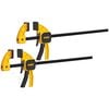 DEWALT 2 pack 12 In. Medium One-Handed Bar Clamps, small image number 2