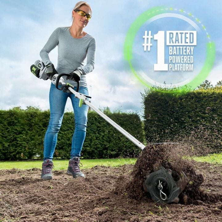 EGO Power+ 9.5 Inch Cultivator Attachment and Multi-Head Combo Kit Reconditioned Bundle, large image number 5
