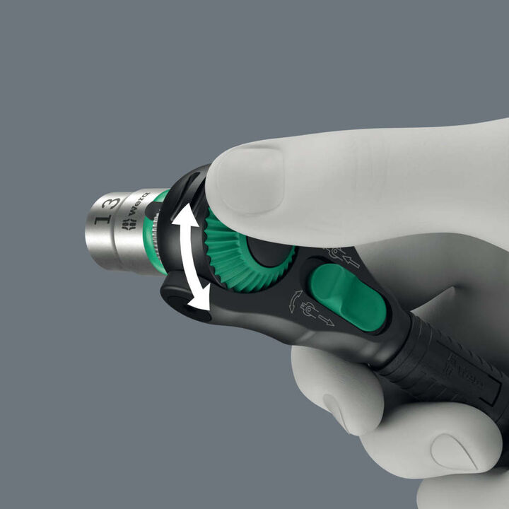 Wera Tools 8000 C Black Edition Zyklop Speed Ratchet with 1/2 Inch Drive, large image number 7