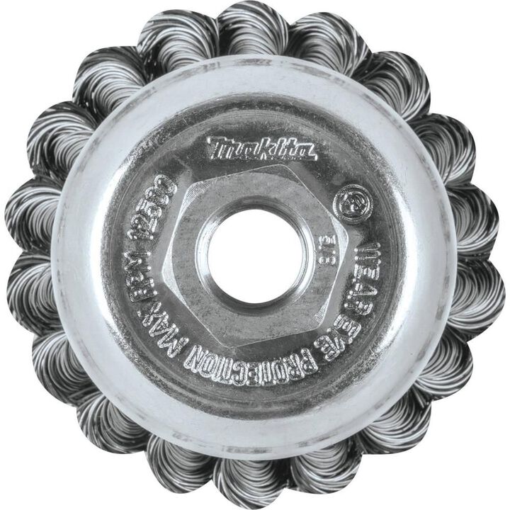 Makita 2-3/4in Knot Wire Cup Brush 5/8in-11, large image number 2