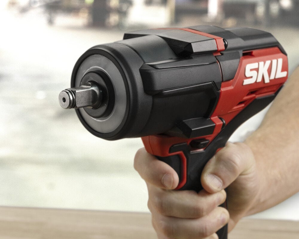 SKIL 20V Brushless 1/2 Inch Mid Torque Impact Wrench Kit, large image number 8
