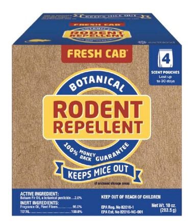 Fresh Cab Fresh Cab Botanical Rodent Repellent Pouches 4pk