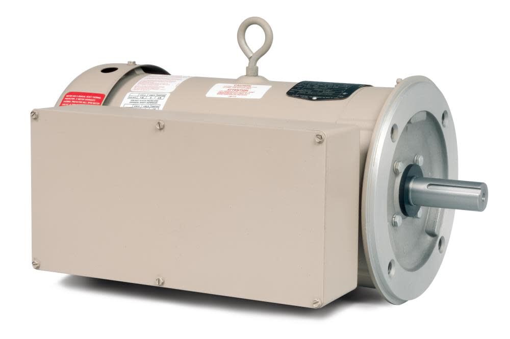 Baldor-Reliance 5HP 1800RPM 184TC 1PH TEFC C-Face No Base AC Motor, large image number 1