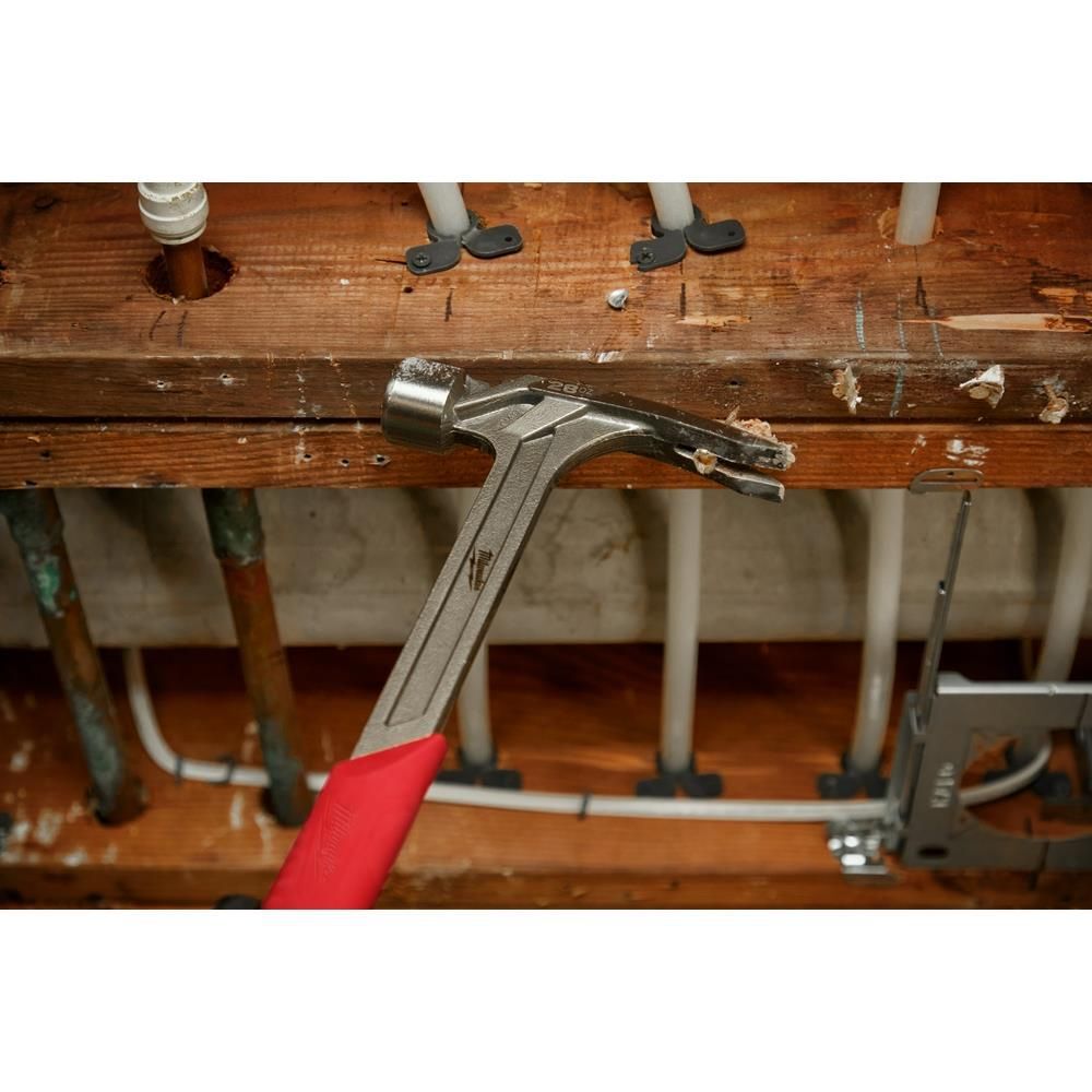 Milwaukee 28oz Milled Face Framing Hammer, large image number 7