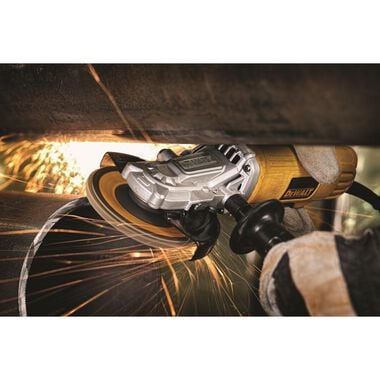 DEWALT 4 1/2in to 5in Flathead Paddle Switch Small Angle Grinder with No Lock-On, large image number 5