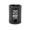 GEARWRENCH 1/2in Drive 20mm 6 Point Standard Impact Metric Socket, small image number 1