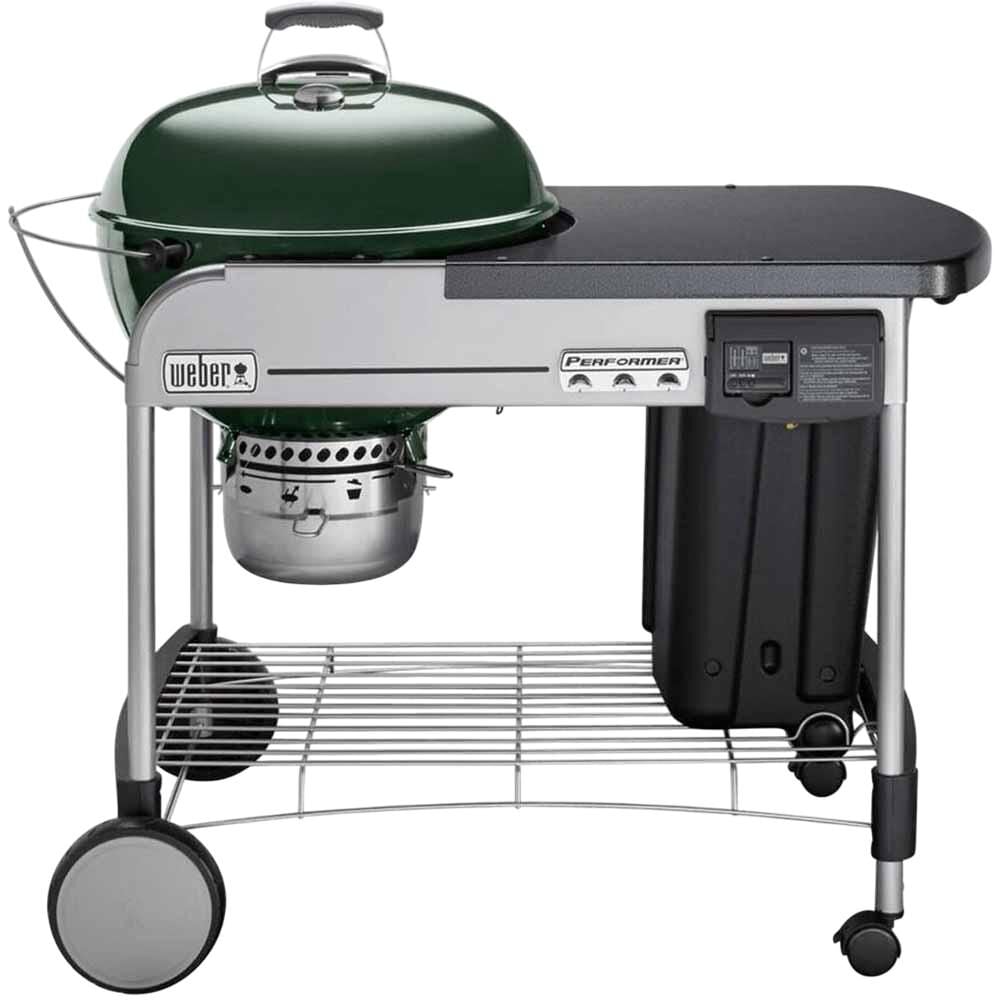 Weber Performer Deluxe Charcoal Grill – 22 In. Green – 15507001