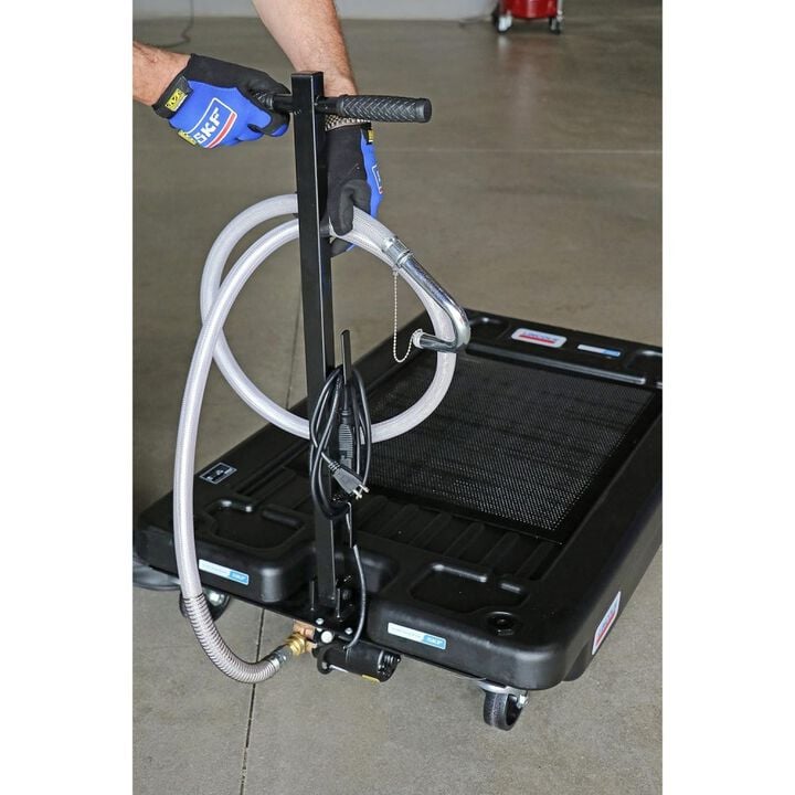 Lincoln Industrial 17 Gallon Oil Change Truck Drain with 120V Electric Pump, large image number 6