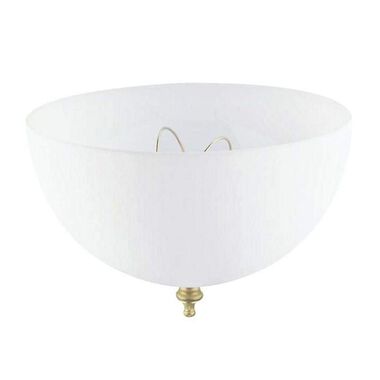 Westinghouse Dome Shape White Acrylic Lamp Clip On Shade 1 Pack