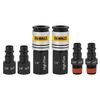 DEWALT 6-Piece 1/4 Inch NPT High Flow Couplers and Plugs Set, small image number 1