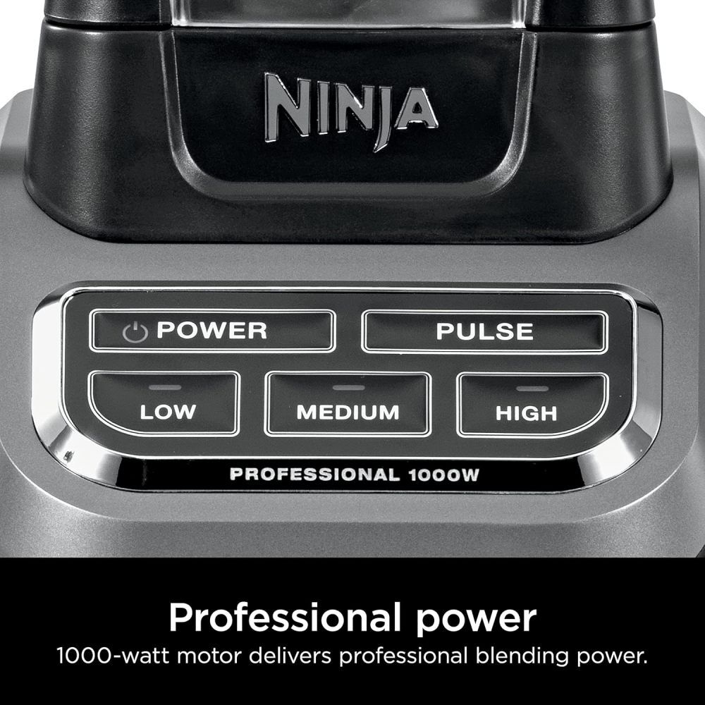 Ninja 72 Oz 3 Speed Black Stainless Professional Blender, large image number 3