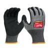 Milwaukee Cut Level 8 Nitrile Gloves High Dexterity Dipped, small image number 1