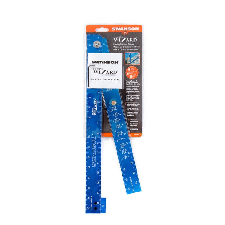 Swanson Tool Framing Wizard Folding Aluminum Framing Square, large image number 1