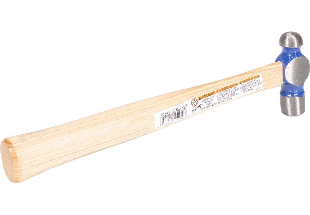 Vaughan 4 Oz Ball Pein Hammer with Hickory Handle, large image number 5